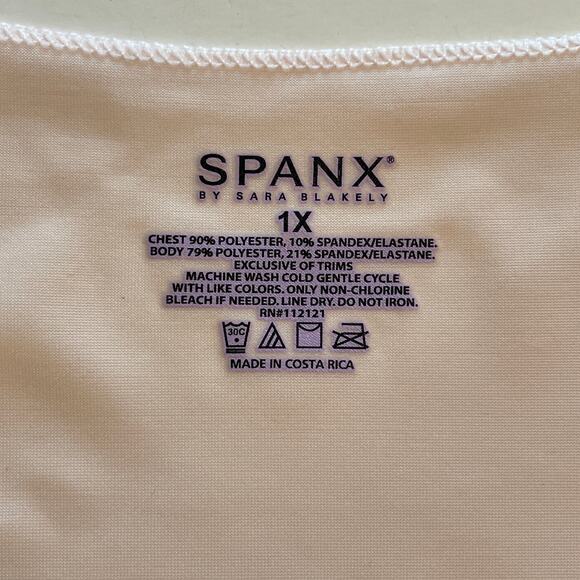 Spanx Thinstincts Tank Womens Size 1X Pale Pink Breathable Scoop Neck Soft Top - Picture 4 of 6